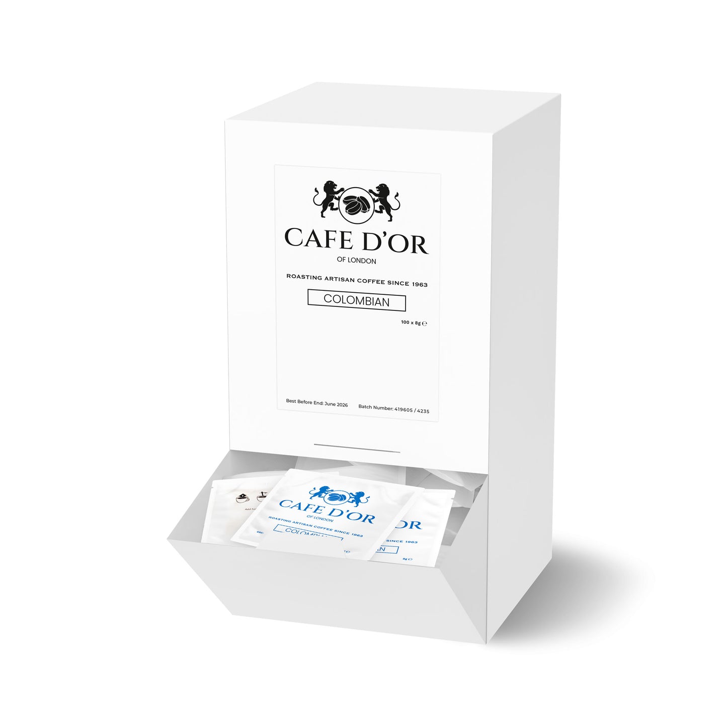 CAFÉ D’OR Colombian Coffee Bags - Single Serve