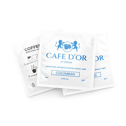 CAFÉ D’OR Colombian Coffee Bags - Single Serve