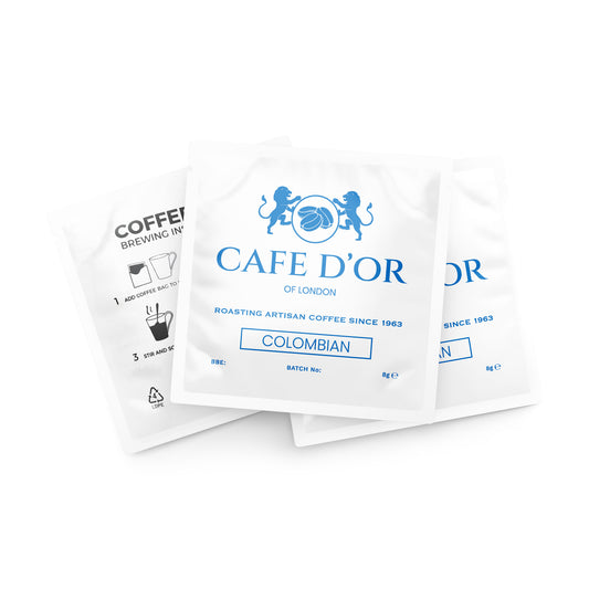 CAFÉ D’OR Colombian Coffee Bags - Single Serve